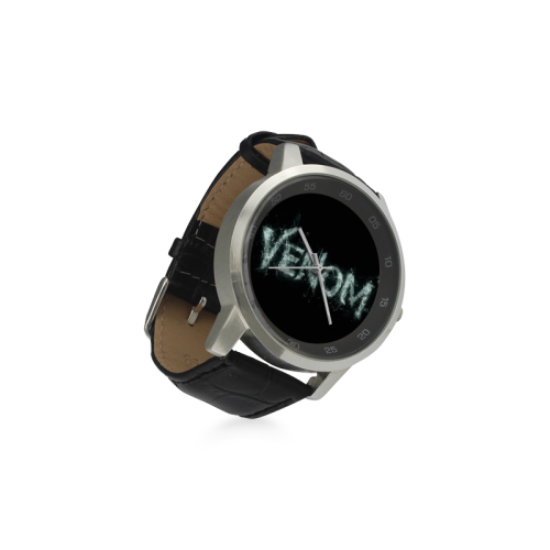 Venom Unisex Stainless Steel Leather Strap Watch(Model 202) - kdb solution