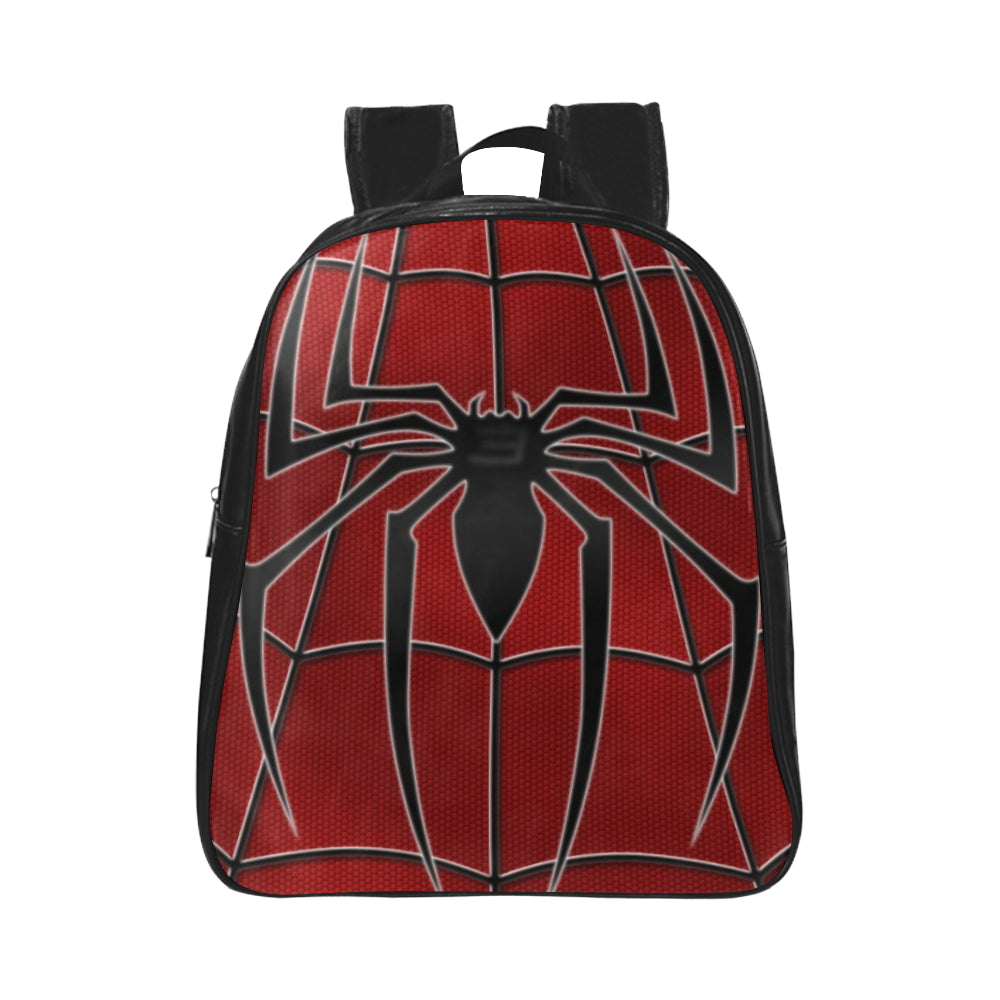 Red Spider Web School Backpack (Model 1601)(Small) - kdb solution