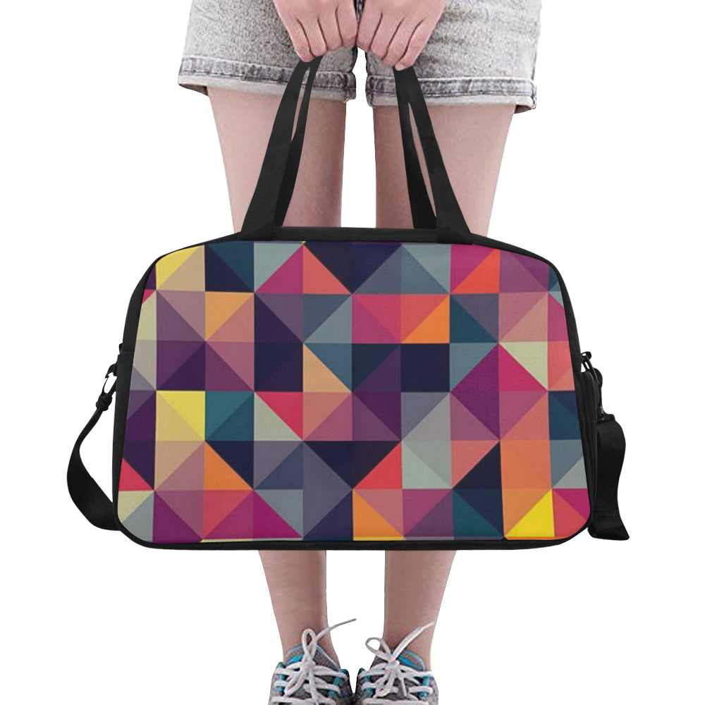 Multicolor Design Fitness/Overnight bag  (Model 1671) - kdb solution