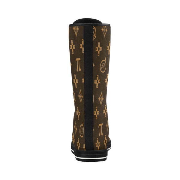 Louis Vuitton Pattern Canvas Long Boots For Women Model 7013H - kdb solution