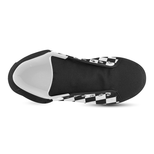 Checkered Men's Chukka Canvas Shoes (Model 003) - kdb solution