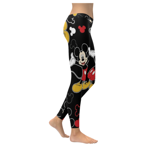 Mickey Low Rise Leggings (Invisible Stitch) (Model L05) - kdb solution