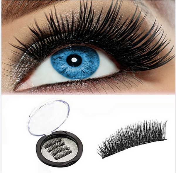 4Pcs Ultra-thtin 0.2mm Magnetic Eye Lashes 3D Reusable False Magnet Eyelash - kdb solution