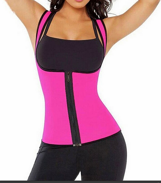 Neoprene Shaper Vest Body Shapers Black or Pink - kdb solution