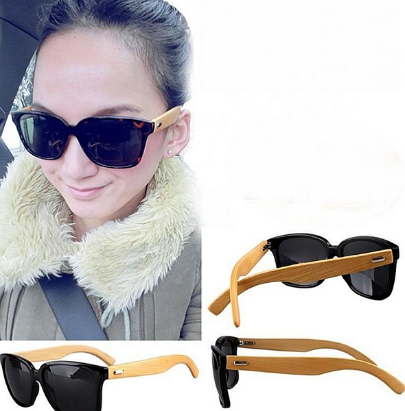 Bamboo Wood Sunglasses Brown / Black / Leopard Sunglasses - kdb solution