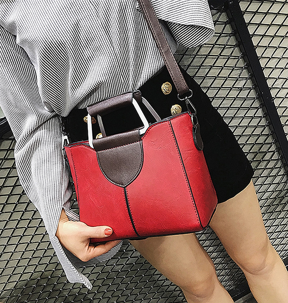 Women's Fashion Smolid Color Leather Shoulder Bags With Corssbody Bag&Handbag - kdb solution