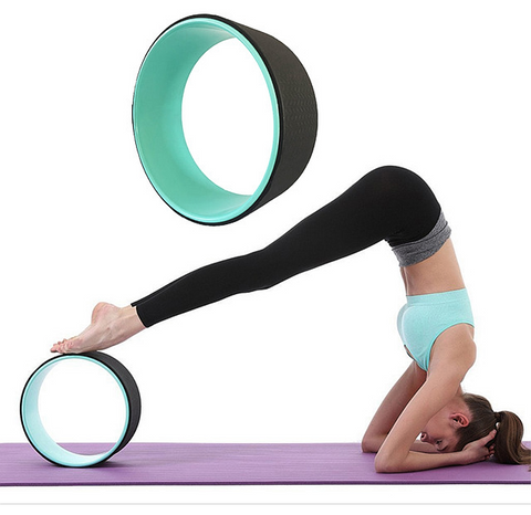 ABS Yoga Wheel Pilates Magic Circle Yoga Ring Home Slimming Fitness Equipment for Waist Shaping - kdb solution
