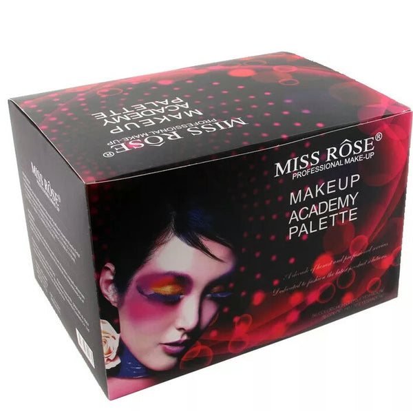 Miss Rose Professional Makeup 180 Colors Matte Shimmer Palette Powder Blush Eyebrow Contouring Beauty Kit Box - kdb solution