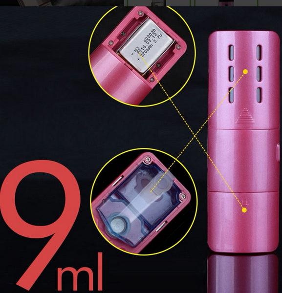 Portable Nano Spray Mist Facial Steamer Usb Rechargeable Face Moisturize Hydrating Sprayer - kdb solution