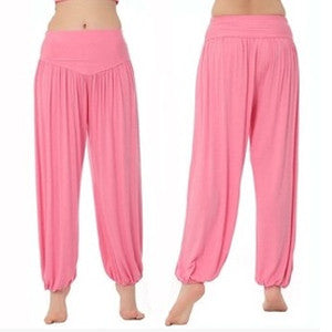 Yoga Pants Women Plus Size Colorful Bloomers Dance Yoga TaiChi Full Length Pants Smooth No Shrink Antistatic Pants Please allow 2-3 weeks for Delivery - kdb solution