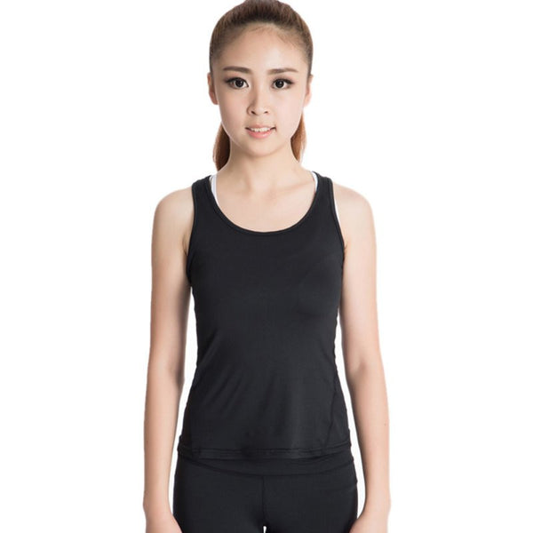Quick-Drying Women Sports Vest Tights PRO Running Yoga Fitness Vest Shirts Tee Note* Please allow 2-3 weeks for Delivery - kdb solution