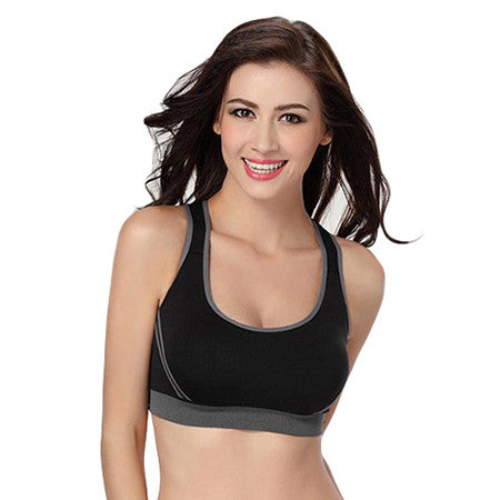 Hot! Himanjie Women Padded Tank Top Athletic Vest Gym Fitness Sports Bra Stretch Cotton Seamless popular Yoga Bras Drop Shipping - kdb solution