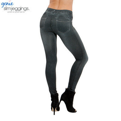 HuMore 2017 Leggings Jeans for Women Denim Pants with Pocket Slim Jeggings Fitness Plus Size Leggings S-XXL Black/Gray/Blue NOTE* Please allow 2-3 weeks for Delivery - kdb solution