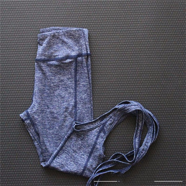 2017 Women Yoga Pants Sport Leggings Fitness Cross Yoga High Waist Ballet Dance Tight Bandage Yoga Cropped Pants Sportswear NOTE* Please allow 2-3 weeks for Delivery - kdb solution