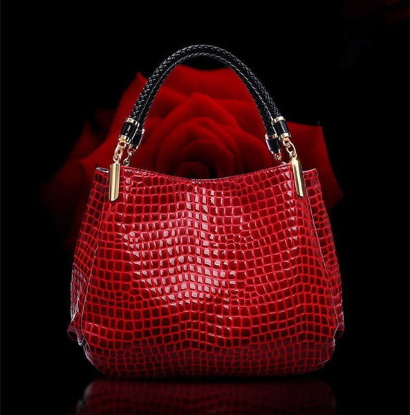 New  Leather Bolas Women Bags Shoulder Bag Female Tote Crocodile messenger bags NOTE* Please allow 2-3 weeks for Delivery - kdb solution