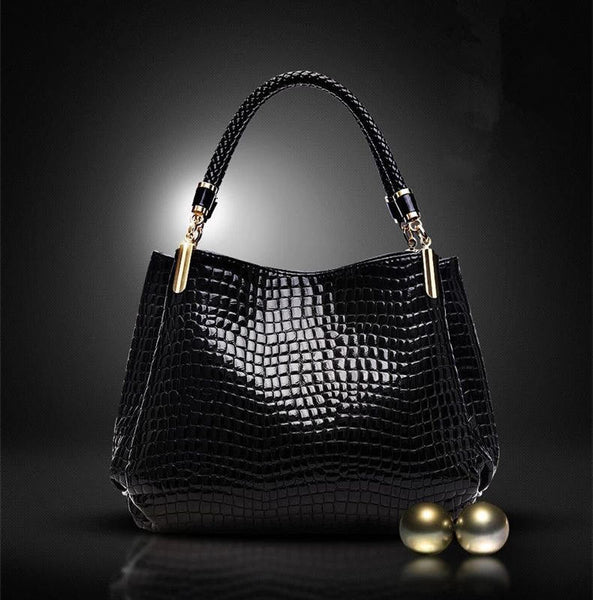 New  Leather Bolas Women Bags Shoulder Bag Female Tote Crocodile messenger bags NOTE* Please allow 2-3 weeks for Delivery - kdb solution