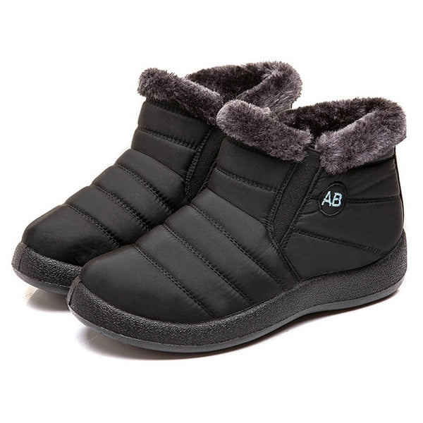 Women Waterproof Lightweight Ankle Warm Winter Boots - kdb solution