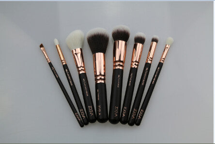 New Arrival Zoeva 8pcs Makeup Brushes Professional Rose Golden Luxury Set Brand Make Up Tools Kit Powder Blend brushes NOTE* Please allow 2-3 weeks for Delivery - kdb solution