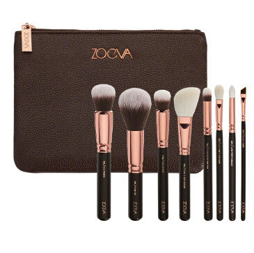 New Arrival Zoeva 8pcs Makeup Brushes Professional Rose Golden Luxury Set Brand Make Up Tools Kit Powder Blend brushes NOTE* Please allow 2-3 weeks for Delivery - kdb solution