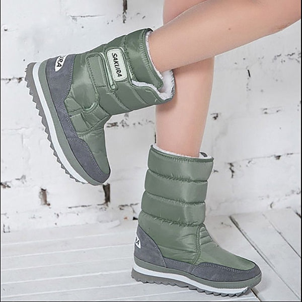 Women snow boots non-slip waterproof winter boots - kdb solution