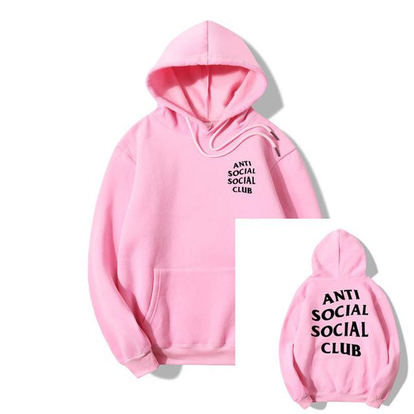 Selling Anti Social Club Hoodie Men's Cotton Fleece Sports Hoodie - kdb solution
