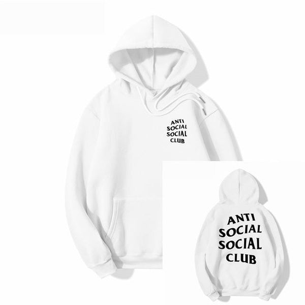 Selling Anti Social Club Hoodie Men's Cotton Fleece Sports Hoodie - kdb solution