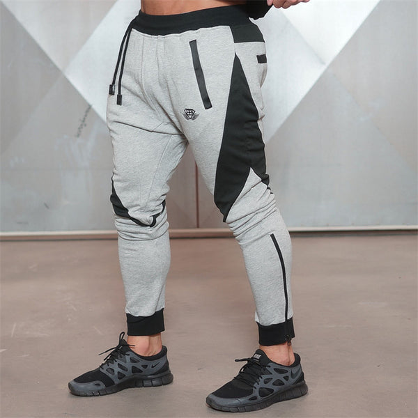 New Gold Medal Fitness Pants, Stretch Cotton Men's Fitness Pants Body Engineers Slim-type Streetwear Fashion Casual Note* Please allow 2-3 weeks for Delivery - kdb solution