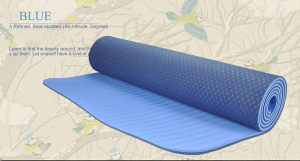6MM TPE Non-slip Yoga mats fitness NOTE* Please allow 2-3 weeks for Delivery - kdb solution