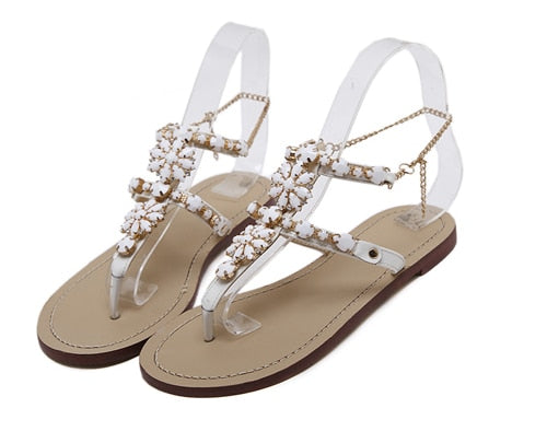 Women's rhinestone Crystal sandals available in sizes 35 -43 - kdb solution