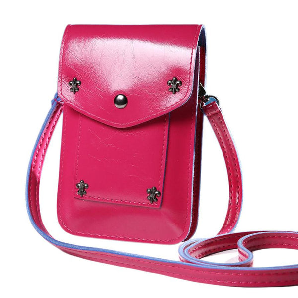 Girl Handbags Five Small Rivets Women Mini Shoulder Messenger Bag Handbag #2415 NOTE* Please allow 2-3 weeks for Delivery - kdb solution