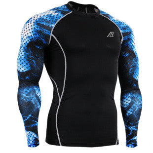 Muscle Men 3D Prints Compression Shirts T-shirt Long Sleeves Thermal Under Top MMA Rashguard Fitness Base Layer Weight Lifting Note* Please allow 2-3 weeks for Delivery - kdb solution