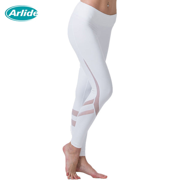 Hot Yoga Sports Leggings with Mesh note* Please allow 2-3;*weeks for Delivery - kdb solution