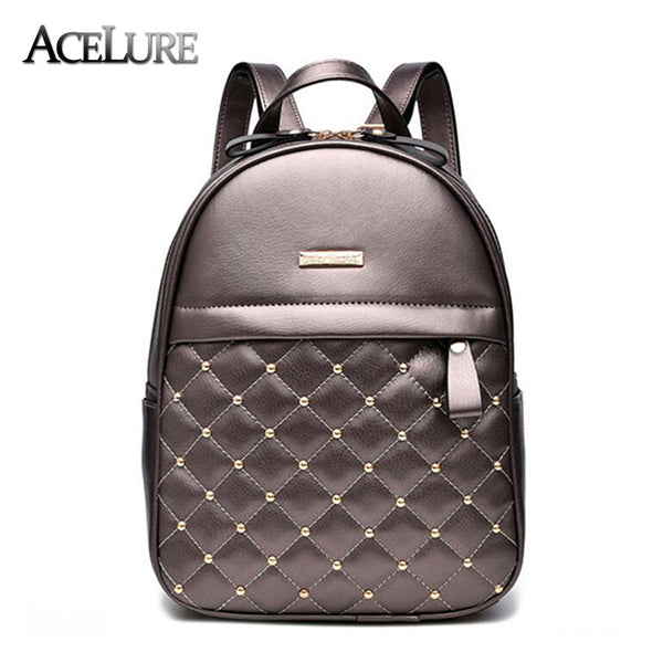 Women Pu Leather Backpack - kdb solution