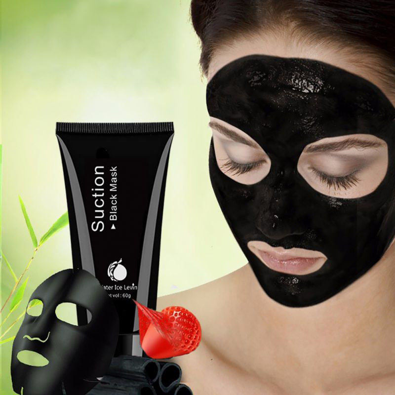 Deep Cleansing Black Activated Charcoal Face Mask Blackhead Anti Acne Treatment - kdb solution
