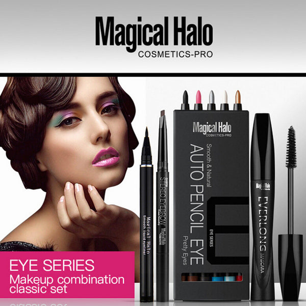 Magical Halo Makeup Eyeshadow Waterproof   Liquid Eyeliner Make Up Beauty Eyeliner Pencil Eyebrow Mascara Makeup Tools - kdb solution