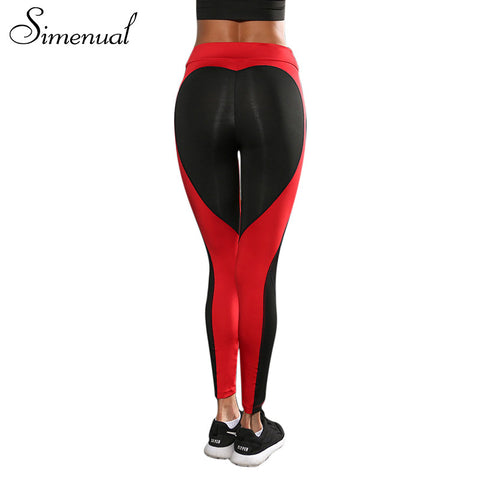 Simenual heart shaped pattern leggings Sportswear/Yoga pant - kdb solution