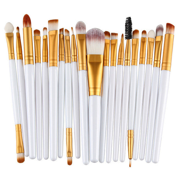 20Pcs/Set Makeup Brushes Eyeshadow Foundation Eyeshadading Eyebrow Lip Brush Professional Cosmetic Tool Make up Brush Set - kdb solution