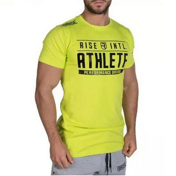 Mens gyms Fitness Bodybuilding Shirts male fashion - kdb solution