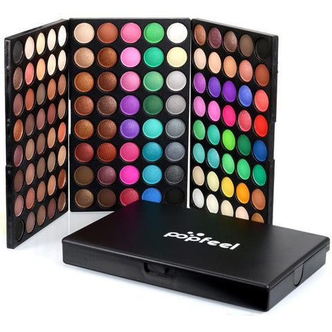 Popfeel Brand Professional Makeup 120 Colors Eyeshadow Palette Eyeshadow Set Matt Available - kdb solution