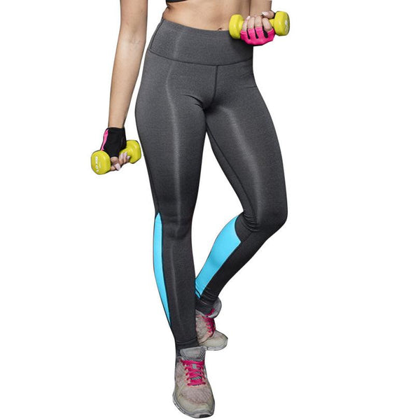 Women High Waist Elastic Fitness Leggings Stretch Yoga Gym Sport Workout Pants - kdb solution
