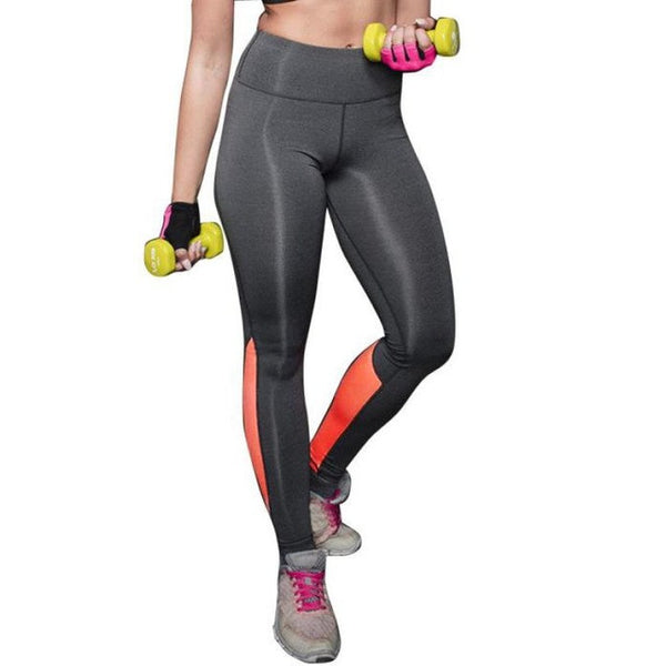 Women High Waist Elastic Fitness Leggings Stretch Yoga Gym Sport Workout Pants - kdb solution
