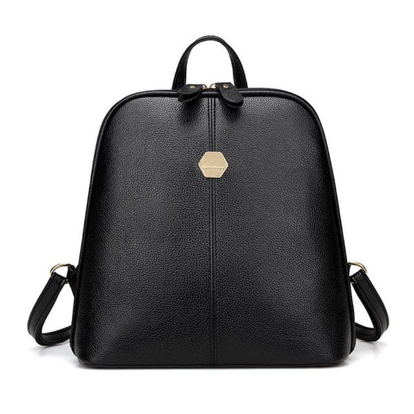 Women's Leather Backpack Travel/School Bags - kdb solution