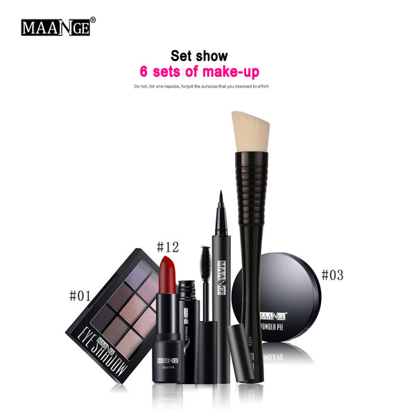 Blusher Lip Gloss Shimmer Eyeshadow Palette Makeup Kit Brush Cosmetic Set Cosmetic Makeup Tool maquiagem kit maquiagem #703 - kdb solution