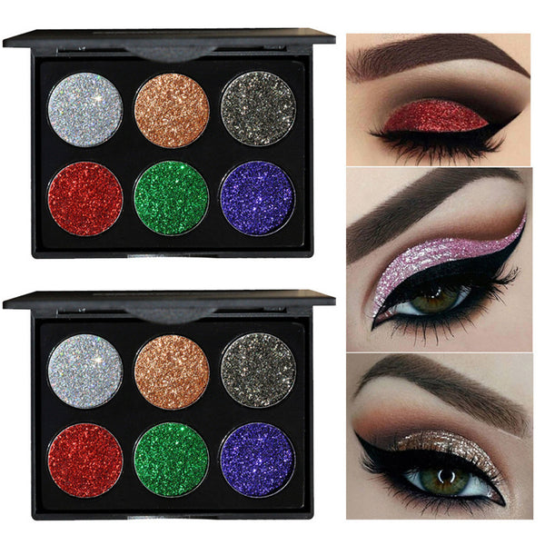 Shimmer Glitter Eye Shadow Powder Palette Matte Eyeshadow Cosmetic Makeup - kdb solution