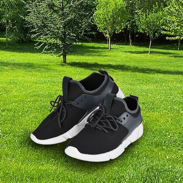 Men's Straps Sports Running Casual Sneakers Solid Shoes - kdb solution