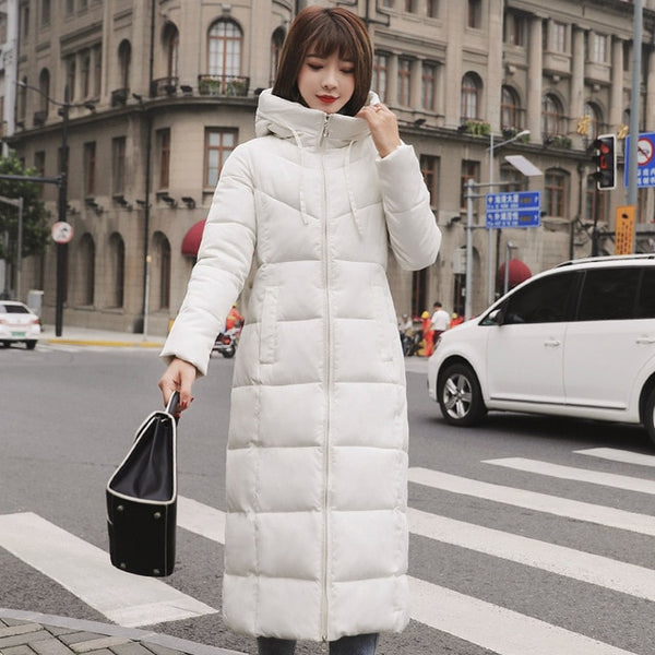 Womens hooded cotton padded wintet coat available in Plus Sizes 4XL 5XL 6XL - kdb solution