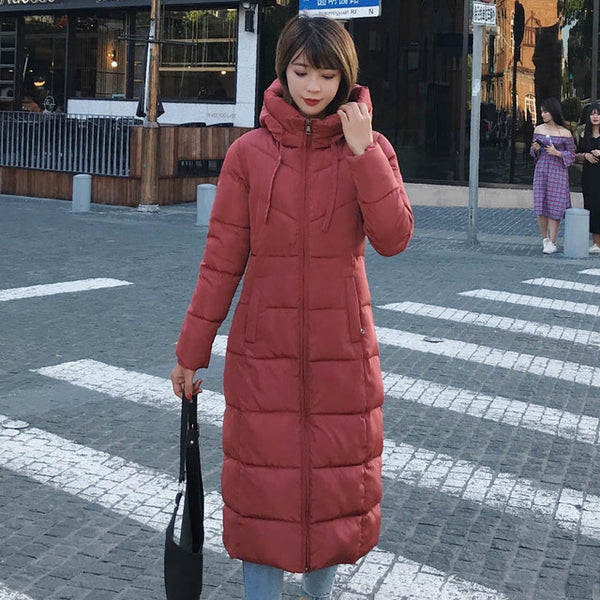 Womens hooded cotton padded wintet coat available in Plus Sizes 4XL 5XL 6XL - kdb solution