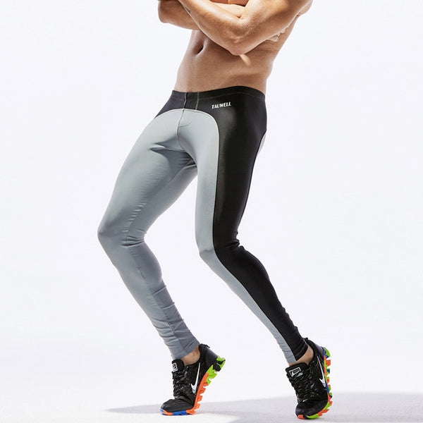 Men's Running Compression Pants Skinny sport Leggings Gym Wear - kdb solution