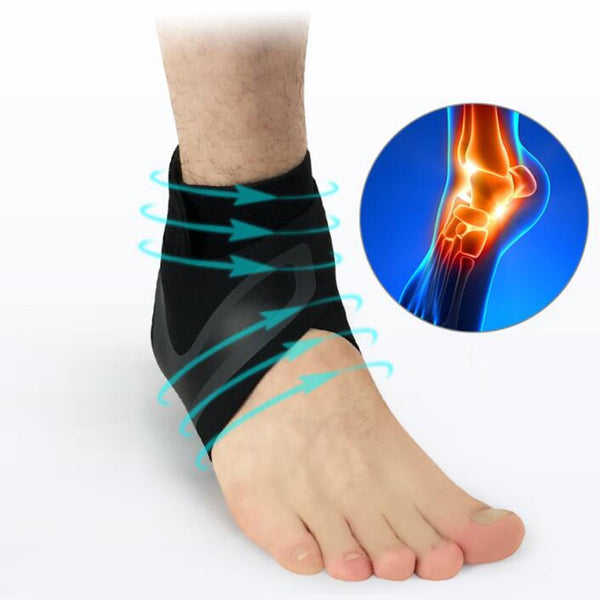 1 PCS Ankle Support Brace,Elasticity Free Adjustable Protection Foot Bandage,Sprain Prevention - kdb solution