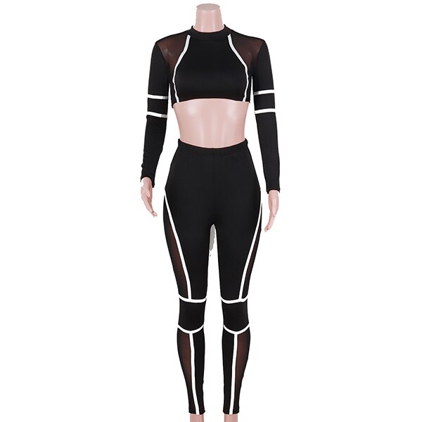 Yoga 2 piece Set Seamless Gym Fitness Long Sleeve Clothing + Running high waist Leggings - kdb solution